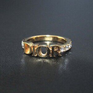 Christian Dior Dioevolution Ring S Size 11 Gold Color